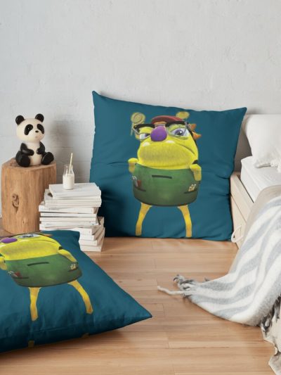 Bugsnax - Snorpy Throw Pillow Official Bugsnax Merch