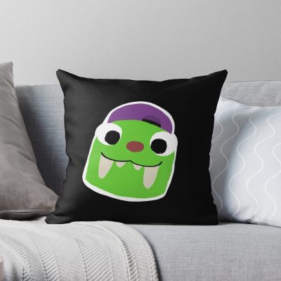 Chandlo Woods Bugsnax Characters Throw Pillow Official Bugsnax Merch