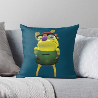 Bugsnax - Snorpy Throw Pillow Official Bugsnax Merch