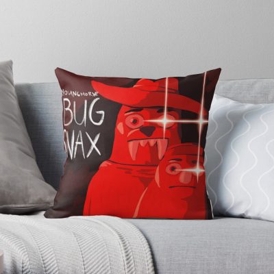 Angry Bugsnax Throw Pillow Official Bugsnax Merch