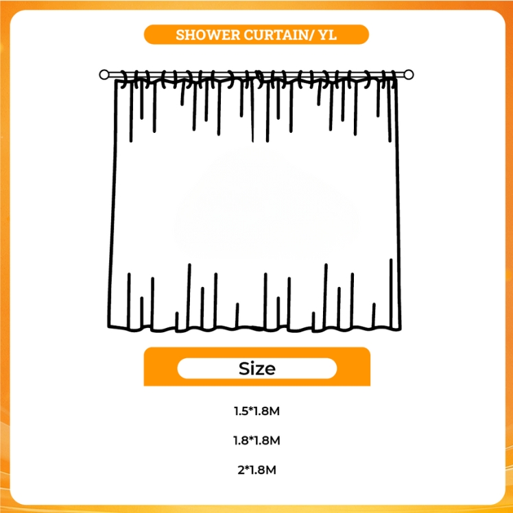 3D shower curtain - Bugsnax Shop